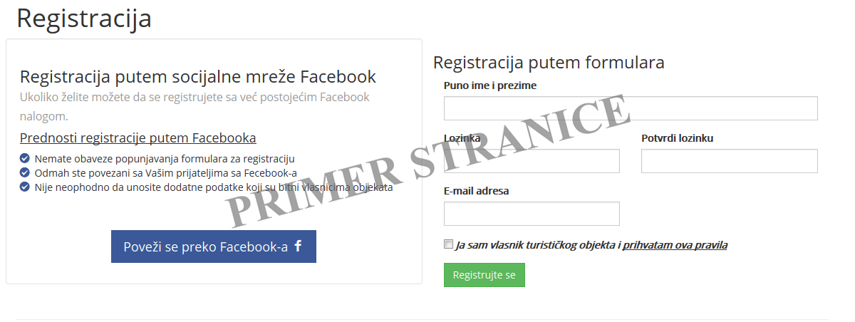 Registracija